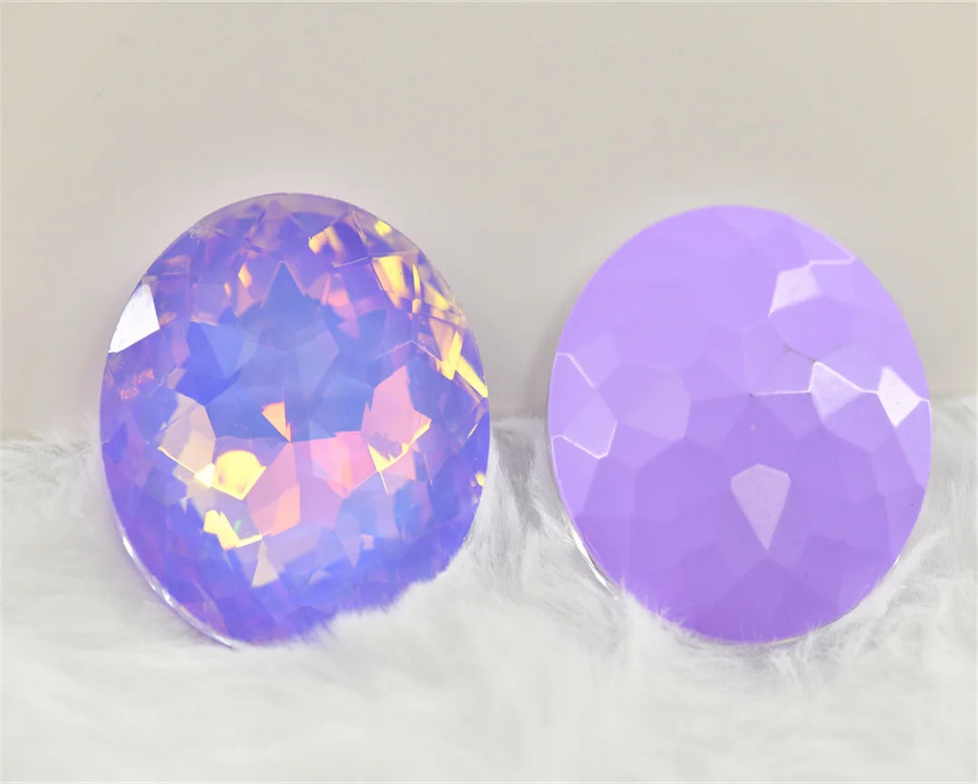 high quality 35mm Big rhinestones jelly Crystal  Round Glass stones  Jewels Making large beads for  wedding Decoration