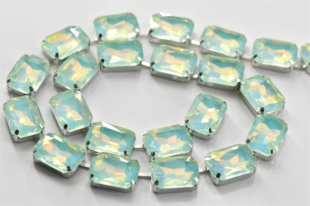 13x18mm  Strands pride necklace  handmade chain for dragqueen  Rectangle shape  1 yard