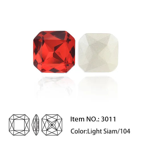 Sparkling K9 Glass Pointback Crystal Rhinestones for DIY Crafts and Jewelry Making
