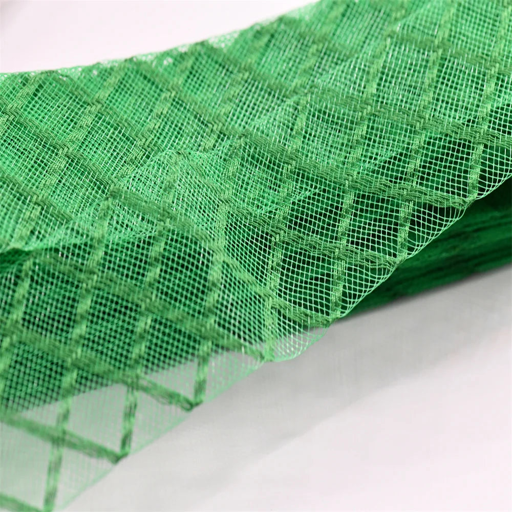 4.5cm 8cm Plaid cotton thread Soft Polyester Horsehair Crinolin crafts Boning Sewing Wedding Dress Dance DIY Accessories