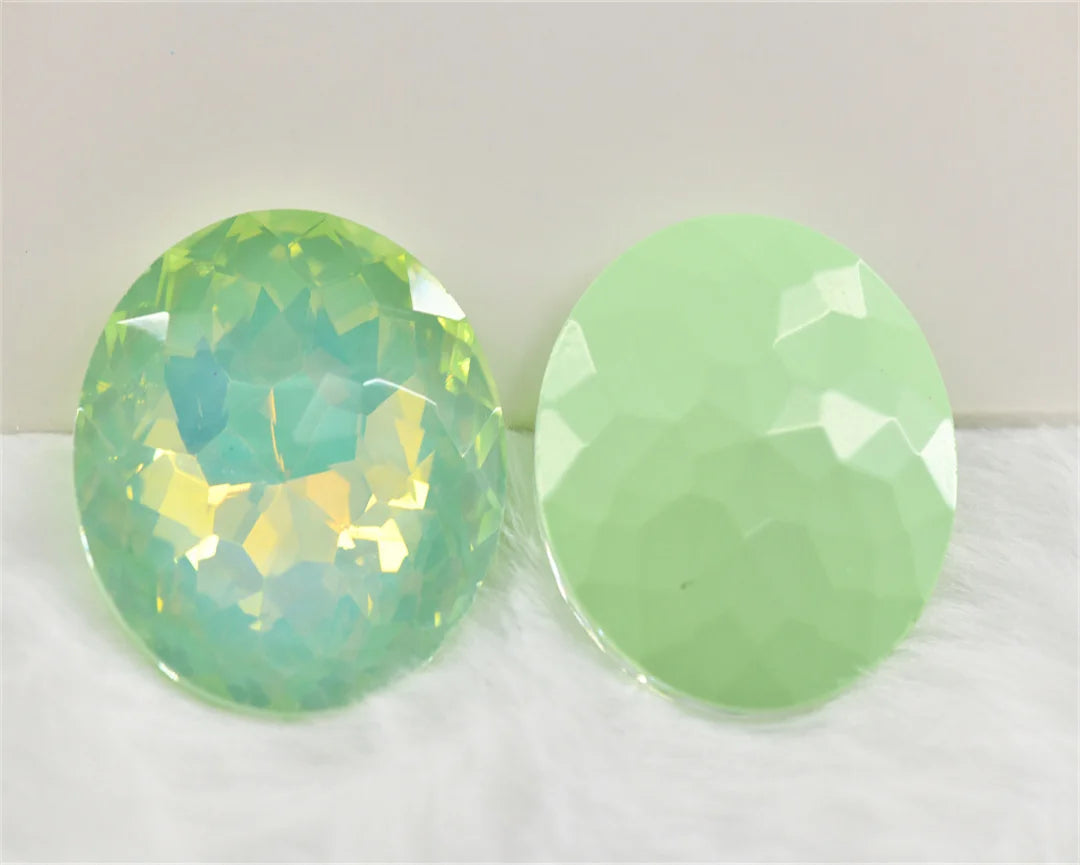 high quality 35mm Big rhinestones jelly Crystal  Round Glass stones  Jewels Making large beads for  wedding Decoration