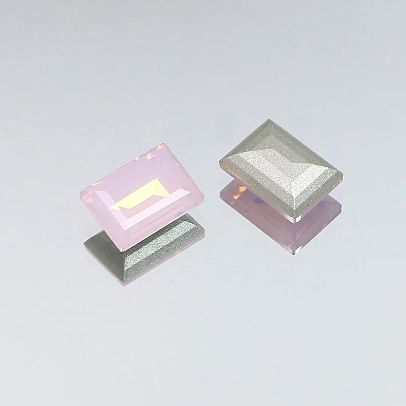 Wholesale k9 Rectangle Rhinestones Glass Strass crafts super Glitter For Clothes DIY Sewing Beads For Jewelry 10X14MM