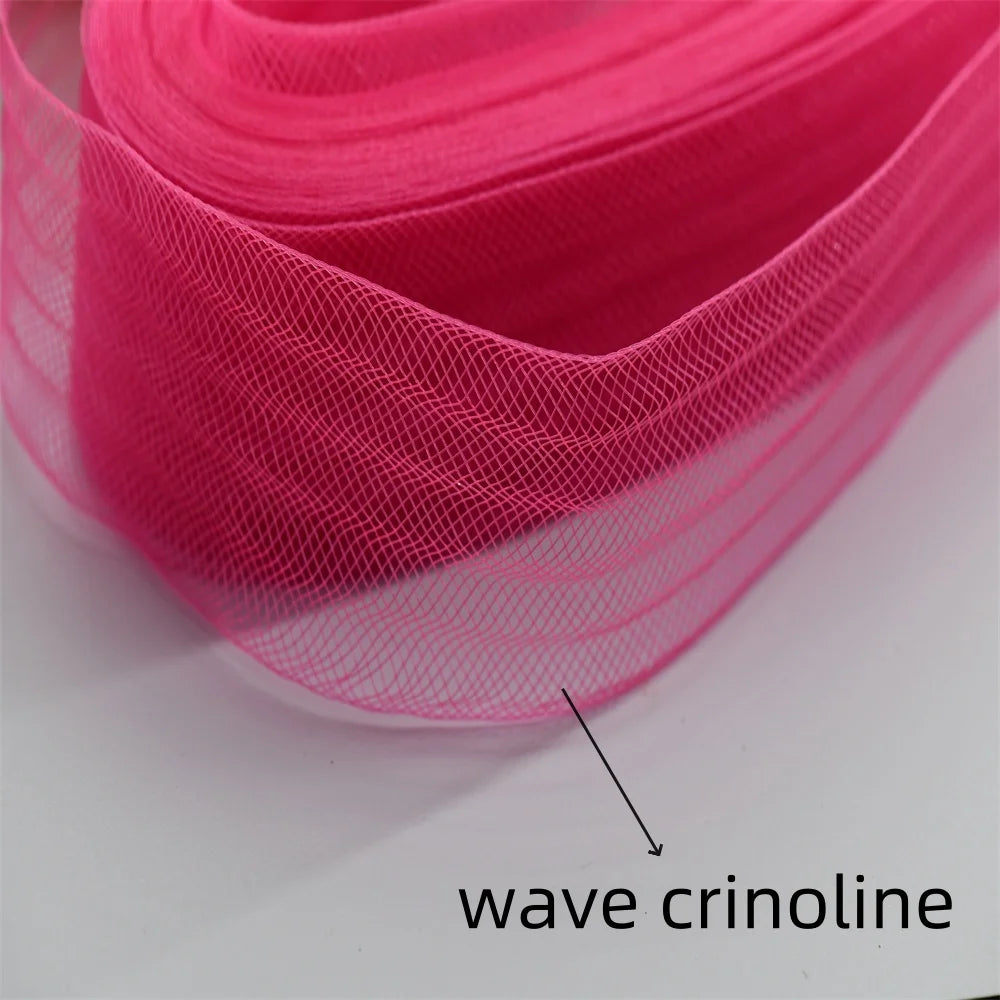 4.5cm 7cm Wave Crinoline Horsehair Flat Braid Ribbon DIY for Hats And Fascinators - Hair Braid Ribbon