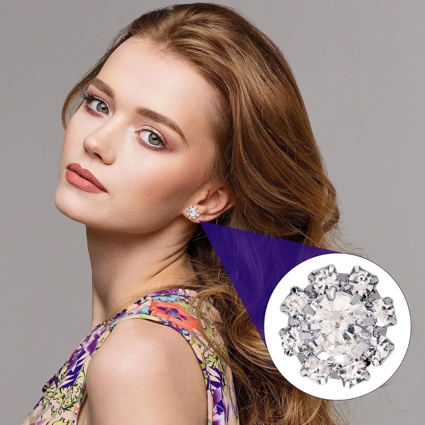 12mm 30pcs round snow glue on Glass Rhinestone Claw Crystal Buckle Diy Wedding Decoration Accessories