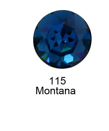 Round Crystal Glass Rhinestones, 3D Glitter Stones, DIY Diamonds for Jewelry Clothing, Garment Beads Decoration