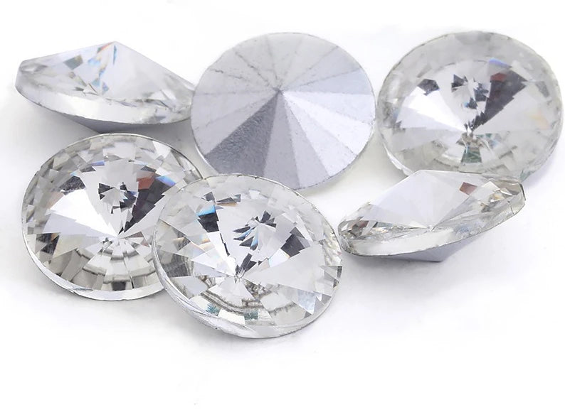 Wholesale Crystal clear Rhinestones DIY Beads Glass Pointback Stones for Jewelry Making And Home Decoration all size