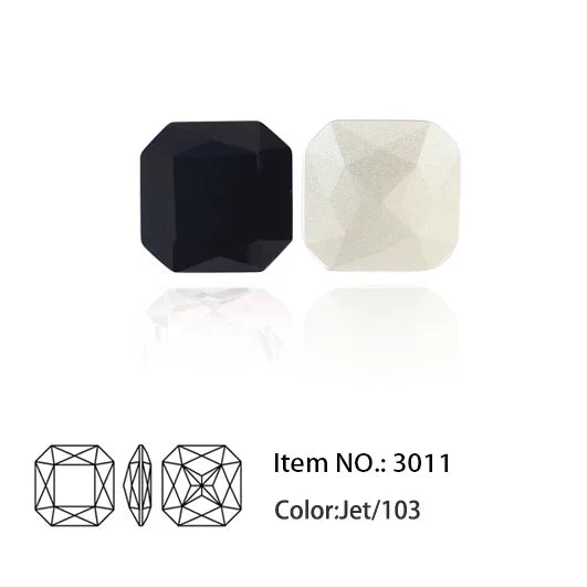 Sparkling K9 Glass Pointback Crystal Rhinestones for DIY Crafts and Jewelry Making