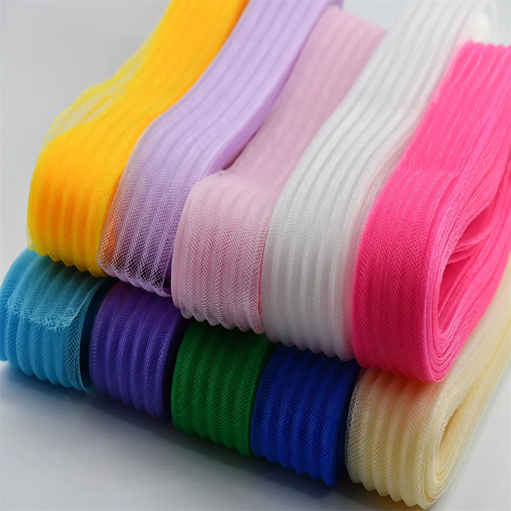 4.5cm 7cm Wave Crinoline Horsehair Flat Braid Ribbon DIY for Hats And Fascinators - Hair Braid Ribbon