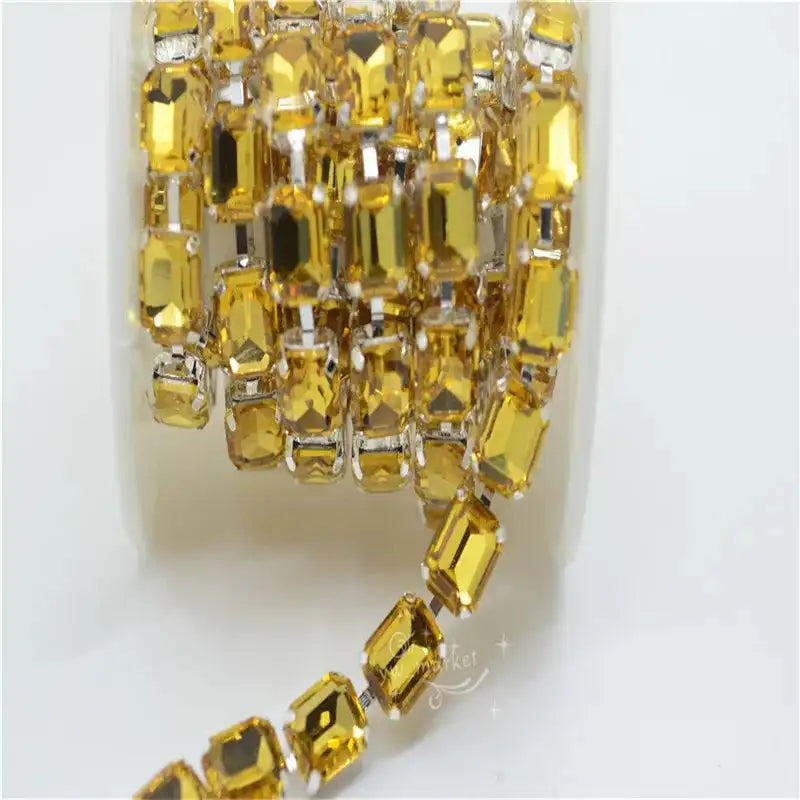 13x18mm  Strands pride necklace  handmade chain for dragqueen  Rectangle shape  1 yard