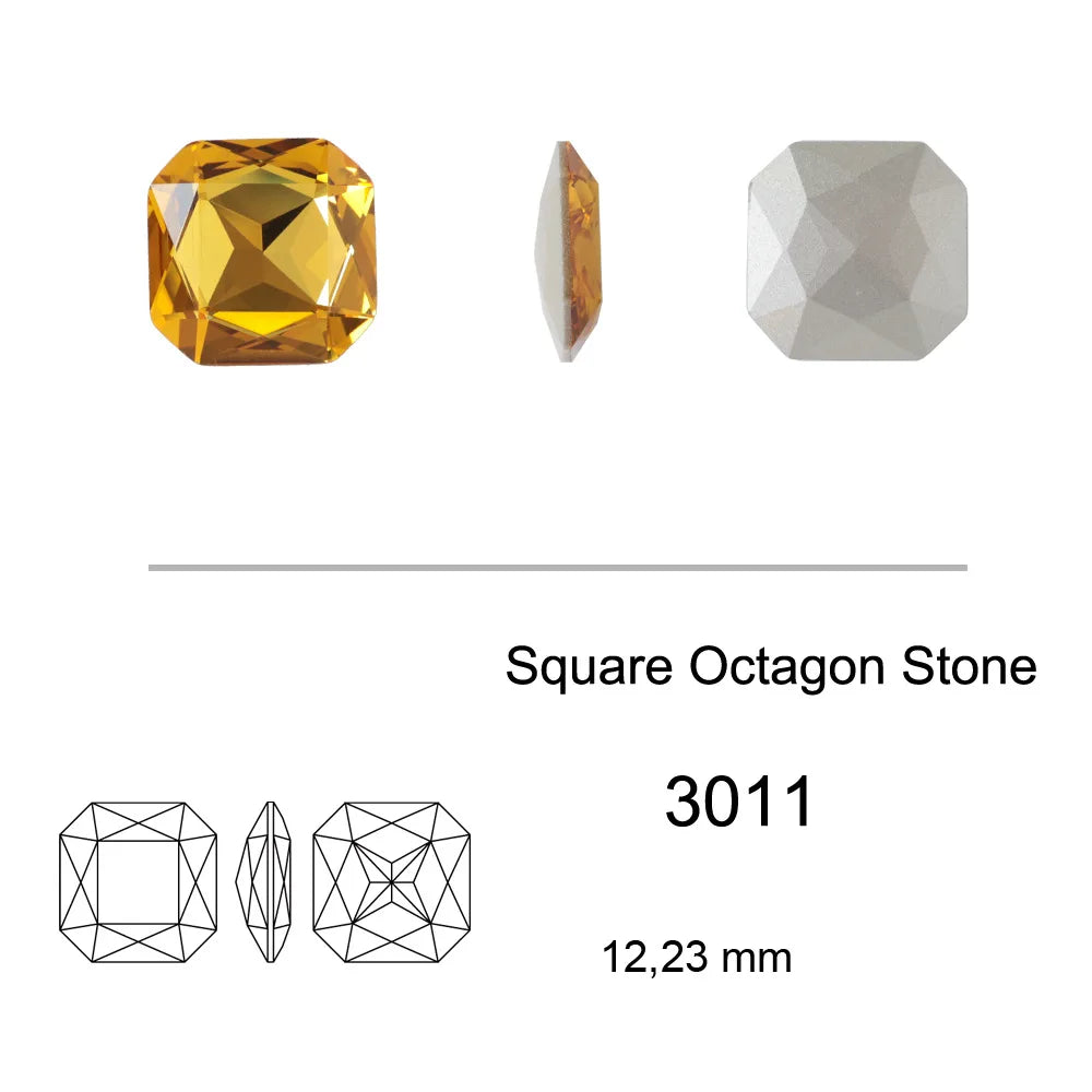 Sparkling K9 Glass Pointback Crystal Rhinestones for DIY Crafts and Jewelry Making