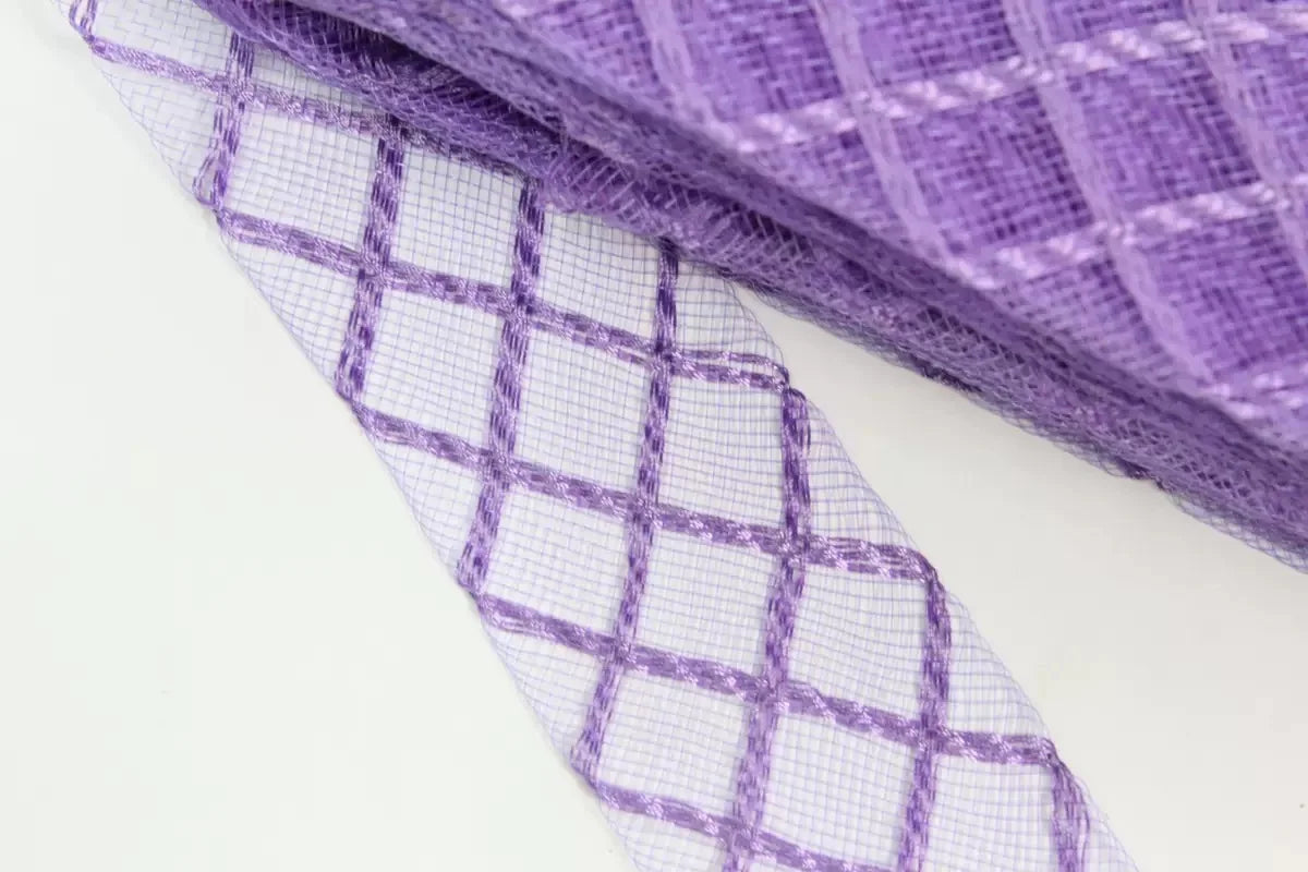 4.5cm 8cm Plaid cotton thread Soft Polyester Horsehair Crinolin crafts Boning Sewing Wedding Dress Dance DIY Accessories