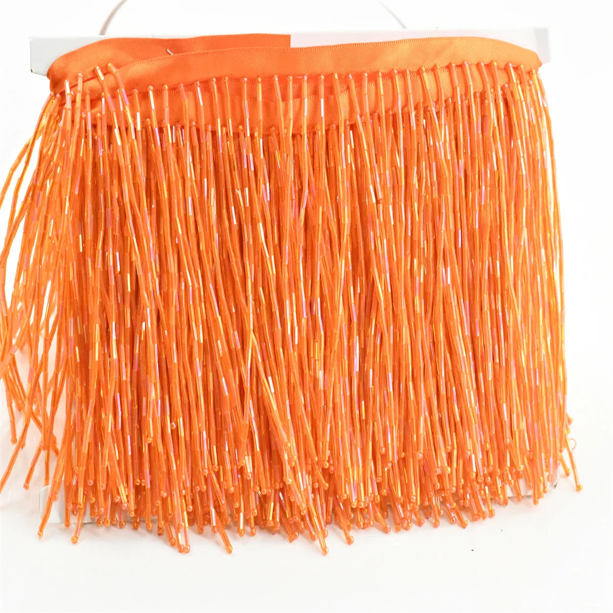 5 Yards 10cm Beaded Tassel Fringe Handmade Trimming for Costumes Dresses Crafts Sew on Decorative Edge