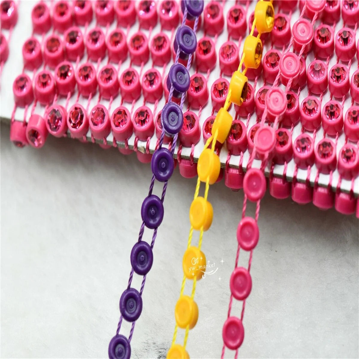 10 Yard ss16 A Grade Color Rhinestone Banding Trimmings  beaded rhinestone applique and trimming