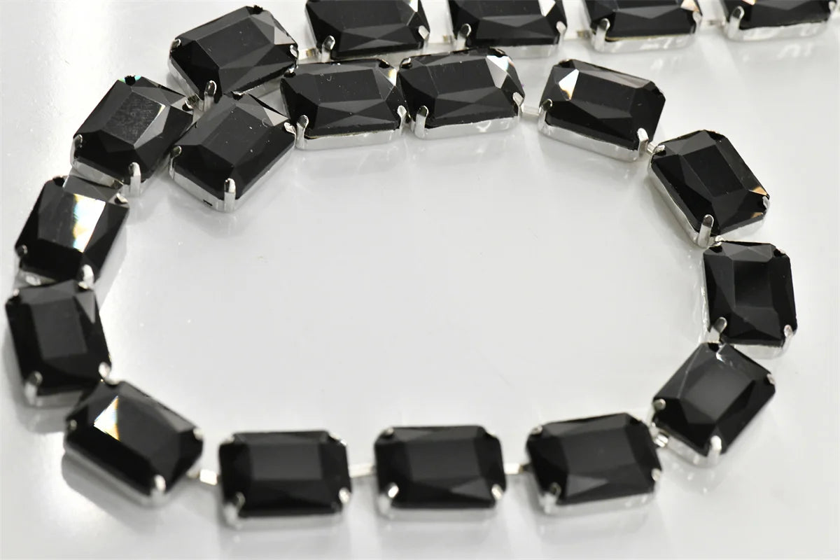 13x18mm  Strands pride necklace  handmade chain for dragqueen  Rectangle shape  1 yard