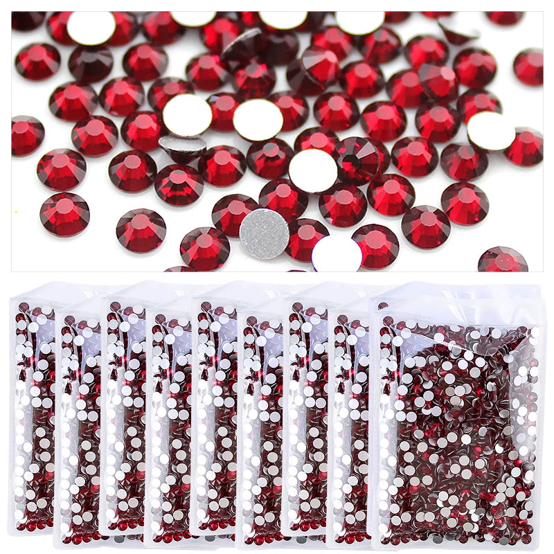 Wholesale in Bulk Rhinestones for Clothes DIY flat back Diamond Nail Rhinestone Decorations Crystals AB Glitter Face Art Stone