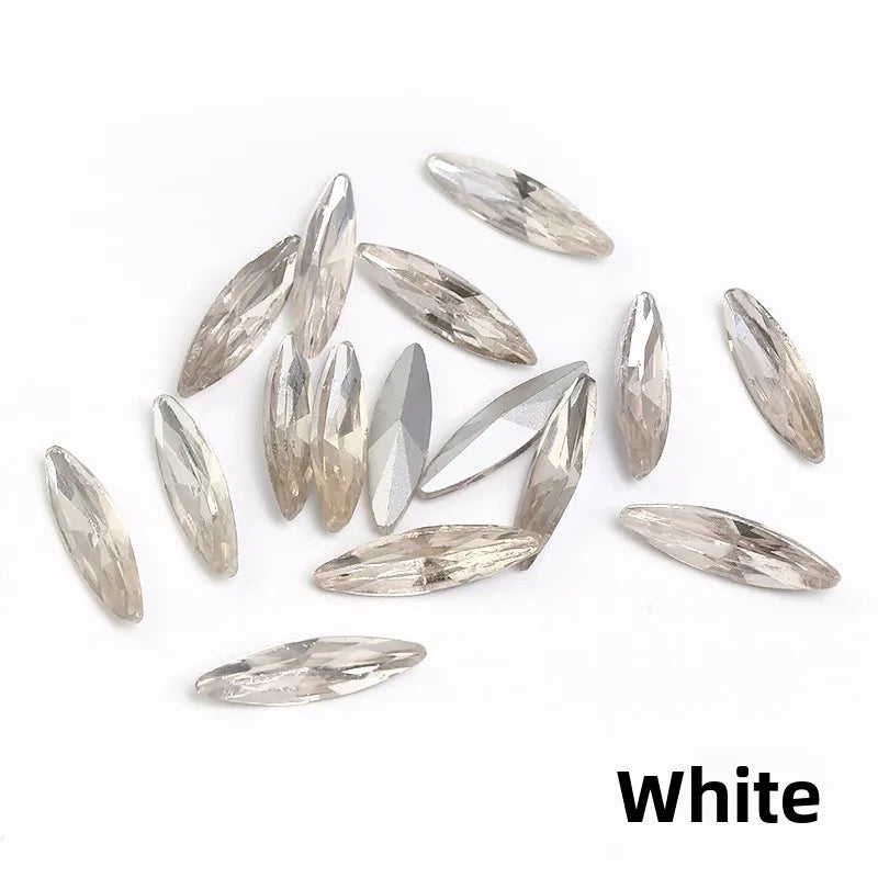 Wholesale Crystal clear Rhinestones DIY Beads Glass Pointback Stones for Jewelry Making And Home Decoration all size