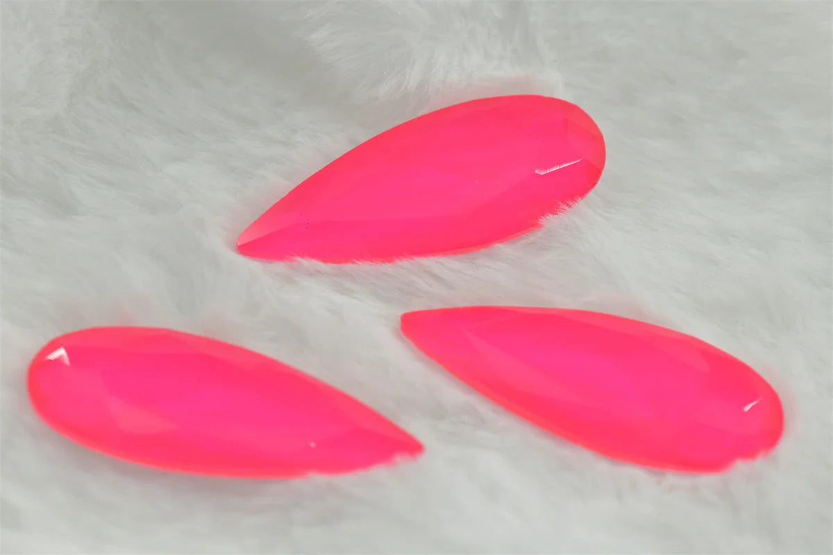 Neon Pink Rhinestones Crystals Strass Applique Shiny Stone Decor for Crafts Accessories