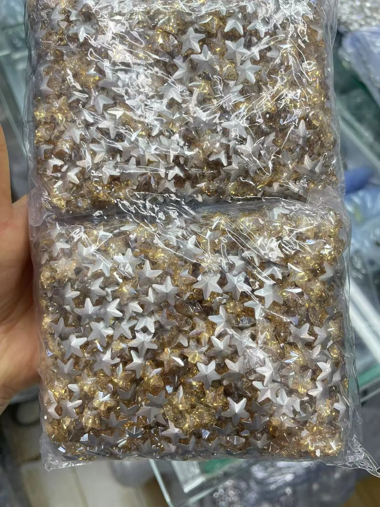 10mm star bulk Rhinestones rivoli Glass Crystal pointback strass Stone  Jewelry