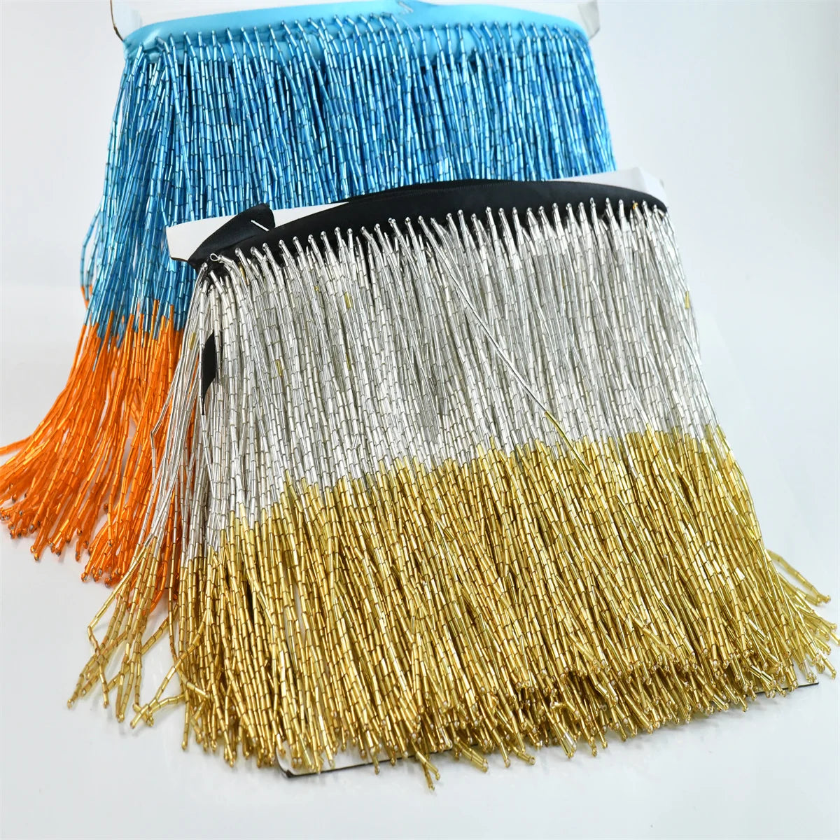 5 Yards 15cm Beaded Tassel Fringe Handmade Trimming for Costumes Dresses Crafts Sew on Decorative Edge