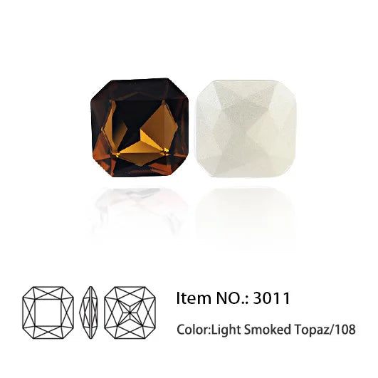 Sparkling K9 Glass Pointback Crystal Rhinestones for DIY Crafts and Jewelry Making