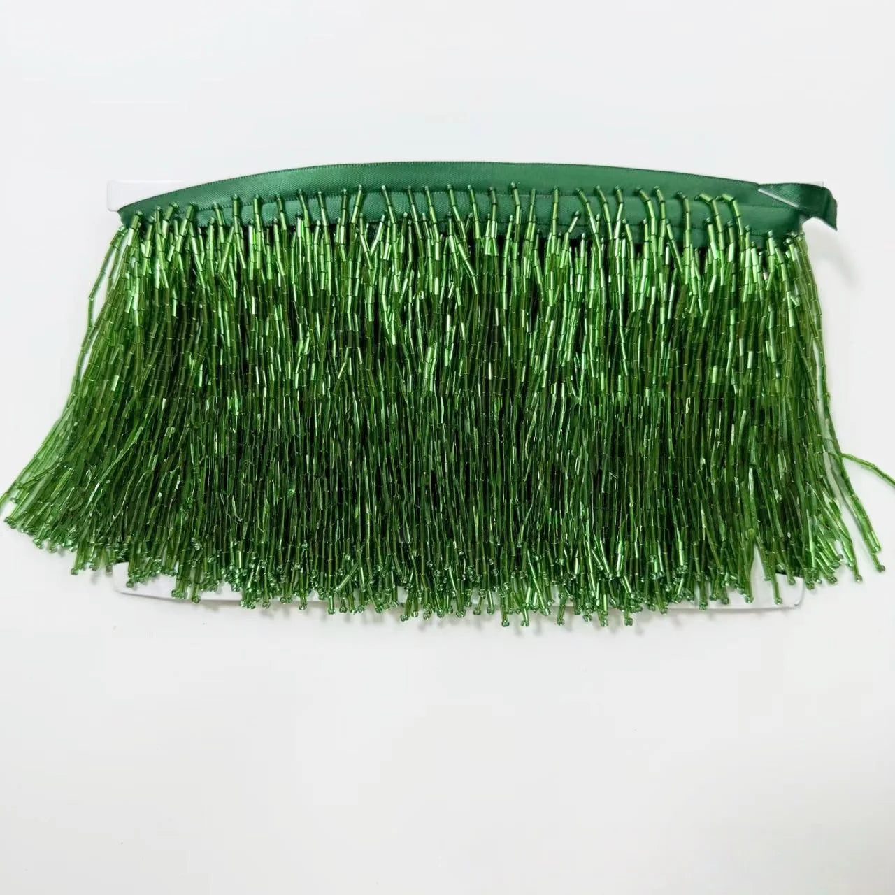 5 Yards 10cm Beaded Tassel Fringe Handmade Trimming for Costumes Dresses Crafts Sew on Decorative Edge
