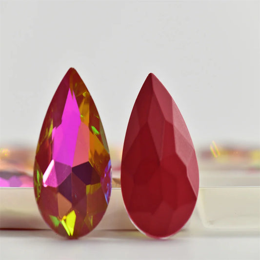 Jelly Red Mocha AB Rhinestones Stones And Crystals for Needlework  Jewels for Crafting