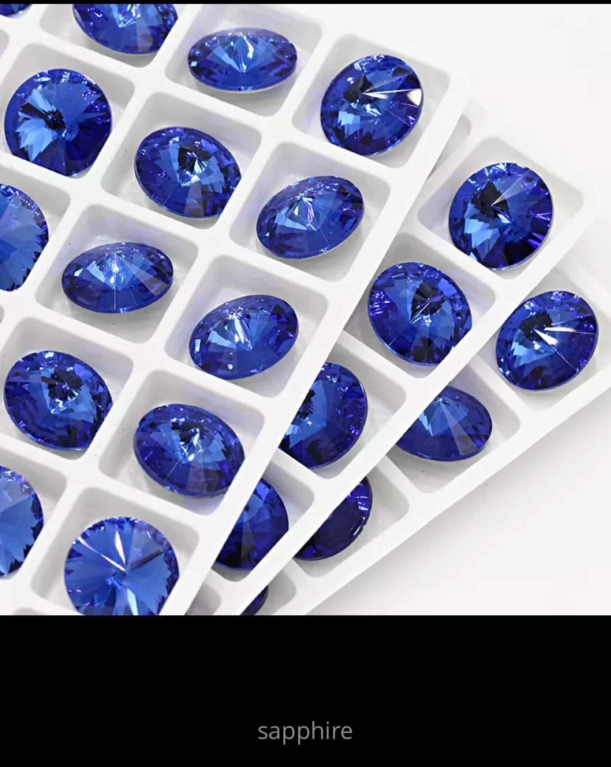 STRASS CRYSTAL k9 Rivoli crystal stones to make crafts  glitter glue for glass rhinestones Applique Jewelry Decoration