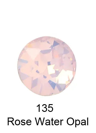 Round Crystal Glass Rhinestones, 3D Glitter Stones, DIY Diamonds for Jewelry Clothing, Garment Beads Decoration