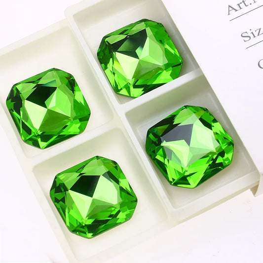 Sparkling K9 Glass Pointback Crystal Rhinestones for DIY Crafts and Jewelry Making