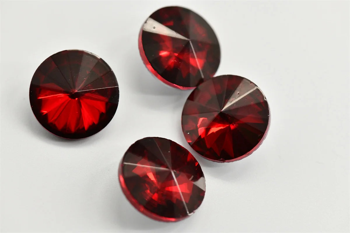 Dark Siam Glass Crystal Rhinestones  Beads for DIY Jewelry Crafting