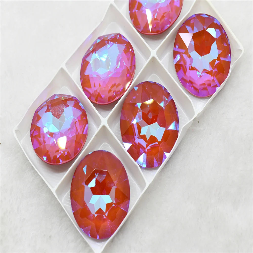 35mm 27mm k9 Big rhinestones Crystal  Round Glass stones  Jewels Making large beads for  wedding Decoration