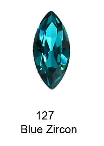 20pcs Navette Crystal Pointed Back Rhinestones All Size K9 Glass 3D Fancy Stones Nailart Diamond For Jewelry DIY 3017