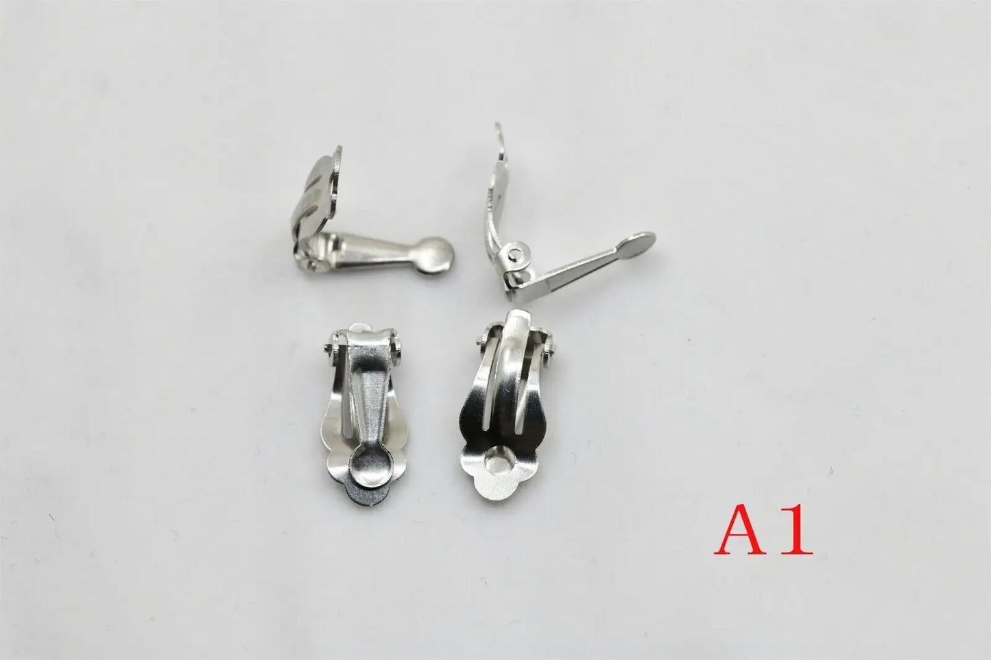 50 pairs Clip on Earring Converter Non-Pierced Earrings Components with Loop
