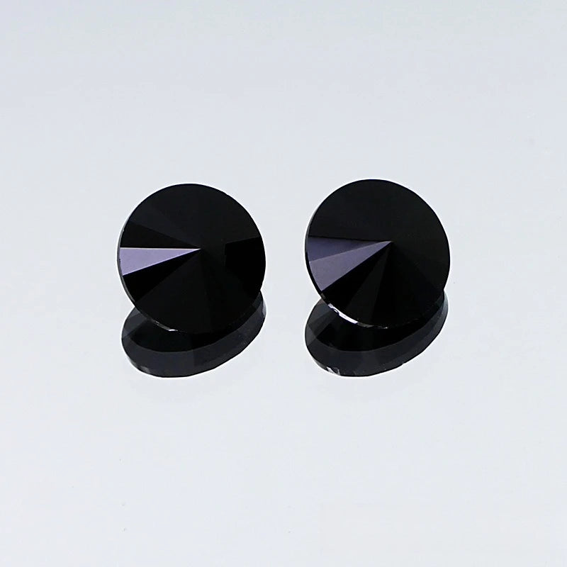 K9 18mm rivoli glass crystal pointback beads jewels making