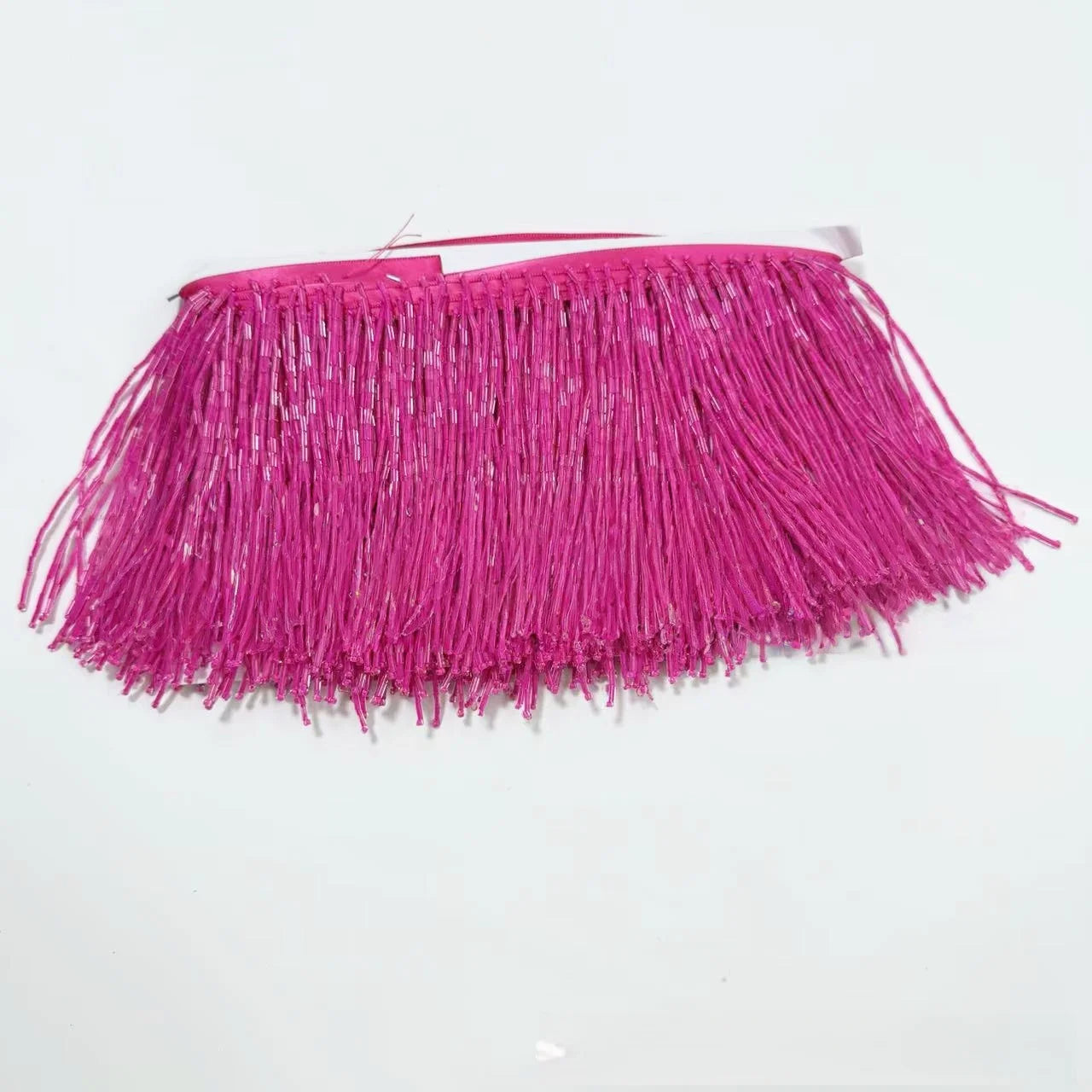 5 Yards 10cm Beaded Tassel Fringe Handmade Trimming for Costumes Dresses Crafts Sew on Decorative Edge