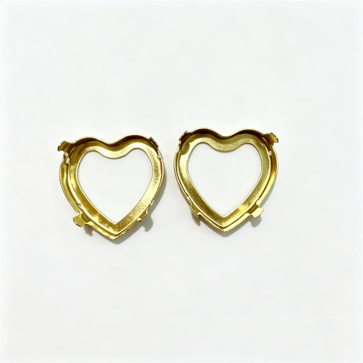 K9 Big Heart Glass Rhinestones 27mm/18mm Crystal Diamond Decoration Beads for Needlework