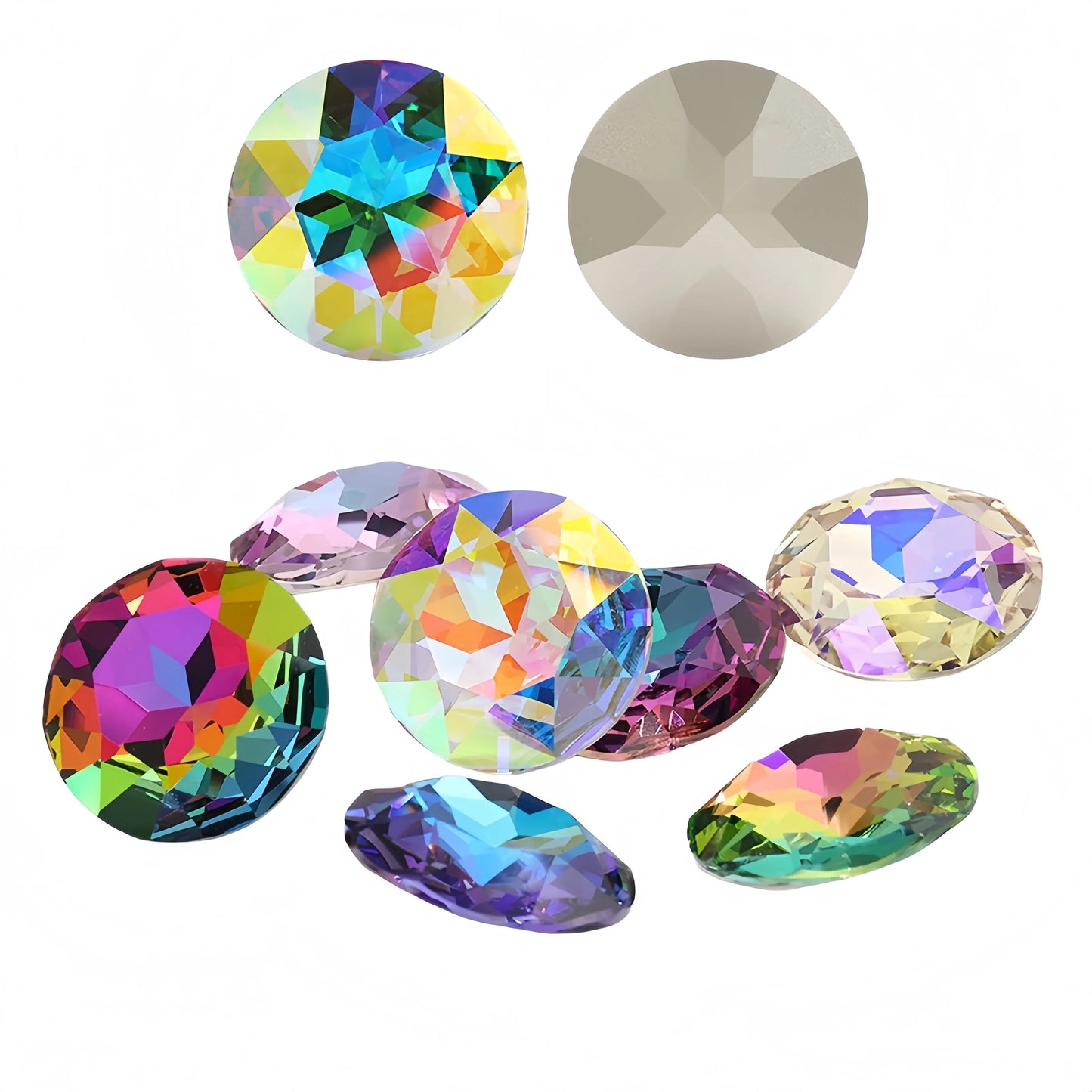 35mm 27mm k9 Big rhinestones Crystal  Round Glass stones  Jewels Making large beads for  wedding Decoration