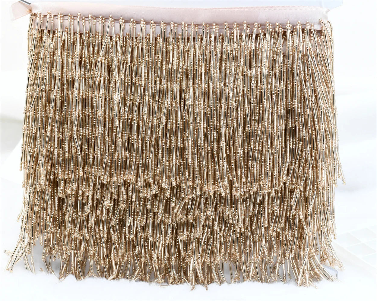 5 yards Bulk wholesale glass bead fringe trim tassels sewing articles for 10cm fringes for clothes