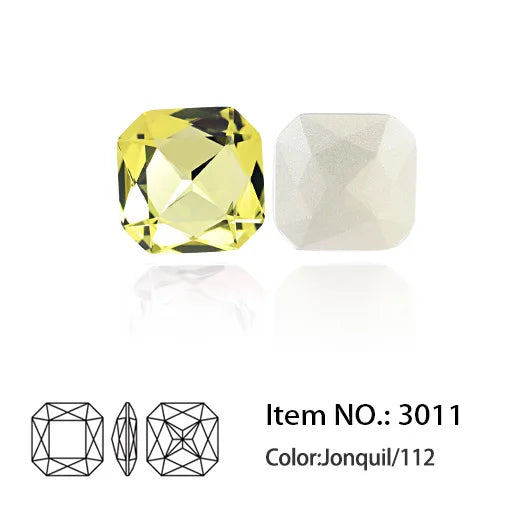 Sparkling K9 Glass Pointback Crystal Rhinestones for DIY Crafts and Jewelry Making