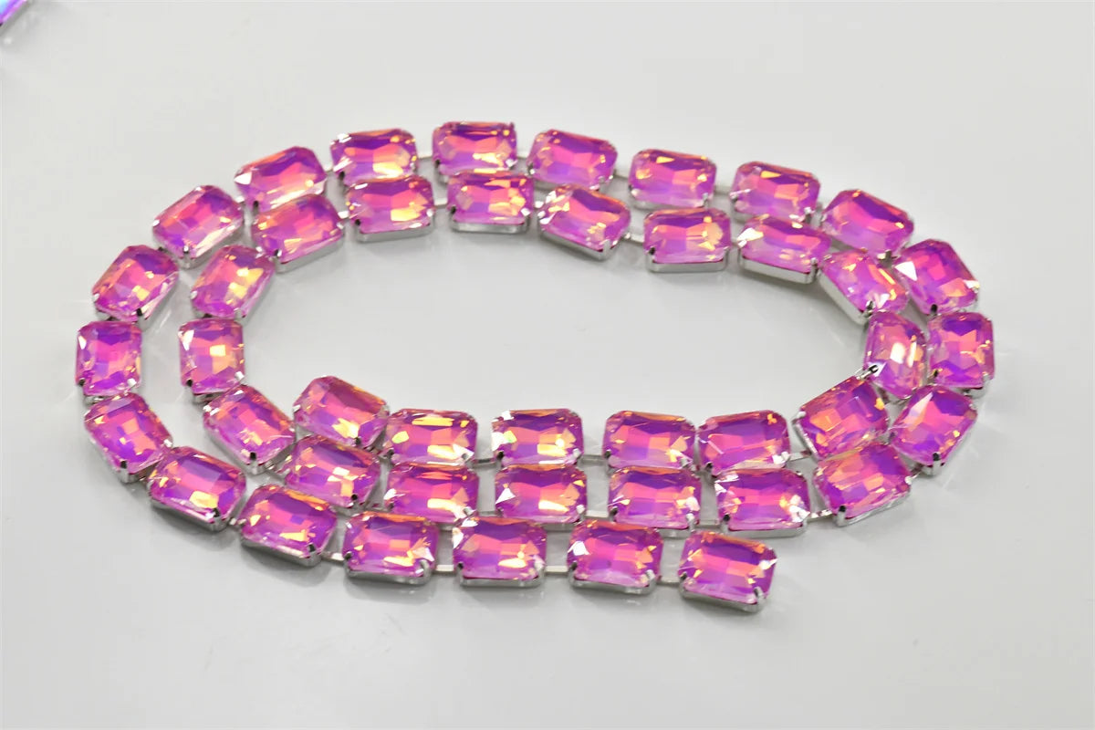13x18mm  Strands pride necklace  handmade chain for dragqueen  Rectangle shape  1 yard