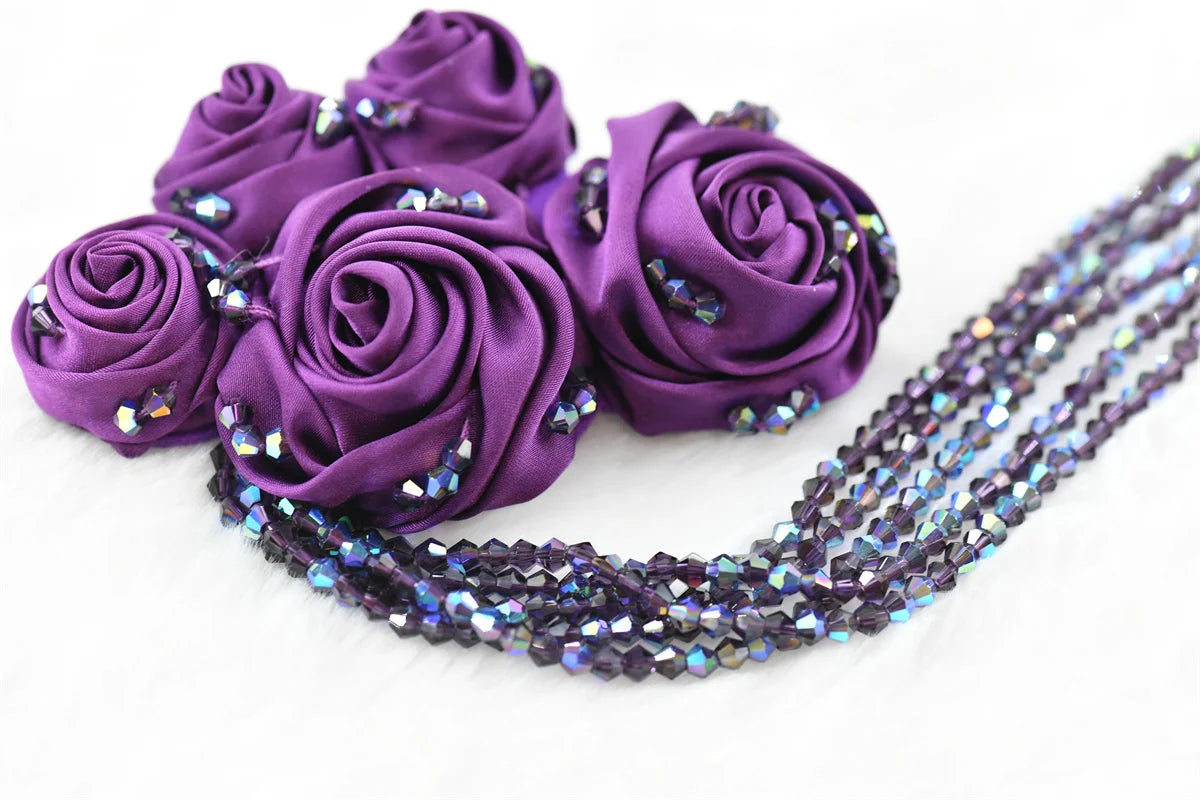 1 pcs with rhinestone rose flower Elegant Pin-On Corsages for Weddings & Events Easy wear Perfect for Dancing & Celebrations