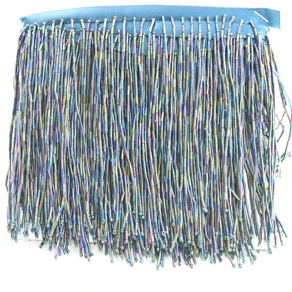 5 Yards 10cm Beaded Tassel Fringe Handmade Trimming for Costumes Dresses Crafts Sew on Decorative Edge