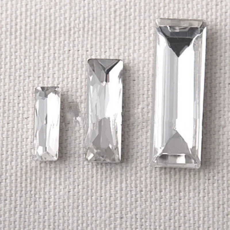 Wholesale Crystal clear Rhinestones DIY Beads Glass Pointback Stones for Jewelry Making And Home Decoration all size