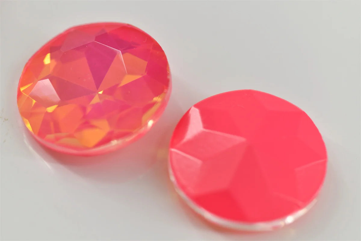 watermelon red jelly rhineatones pointback strass beads jewels clothes diy