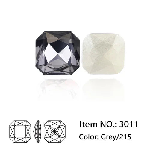 Sparkling K9 Glass Pointback Crystal Rhinestones for DIY Crafts and Jewelry Making