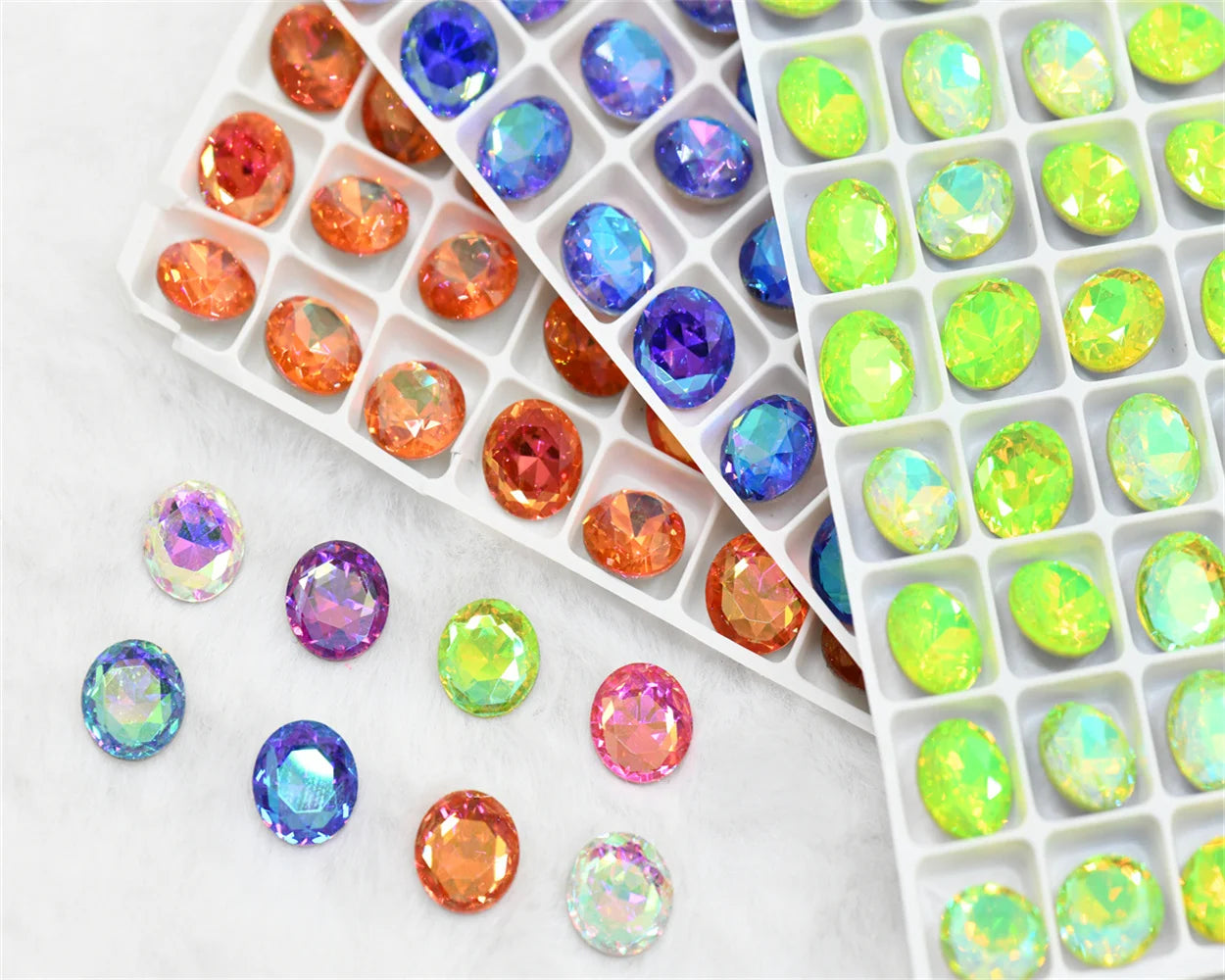 k9 nail glitter gem Round Crystal Beads Wedding Dress Decoration Rhinestones High Quality Pointback stones for DIY  10mm