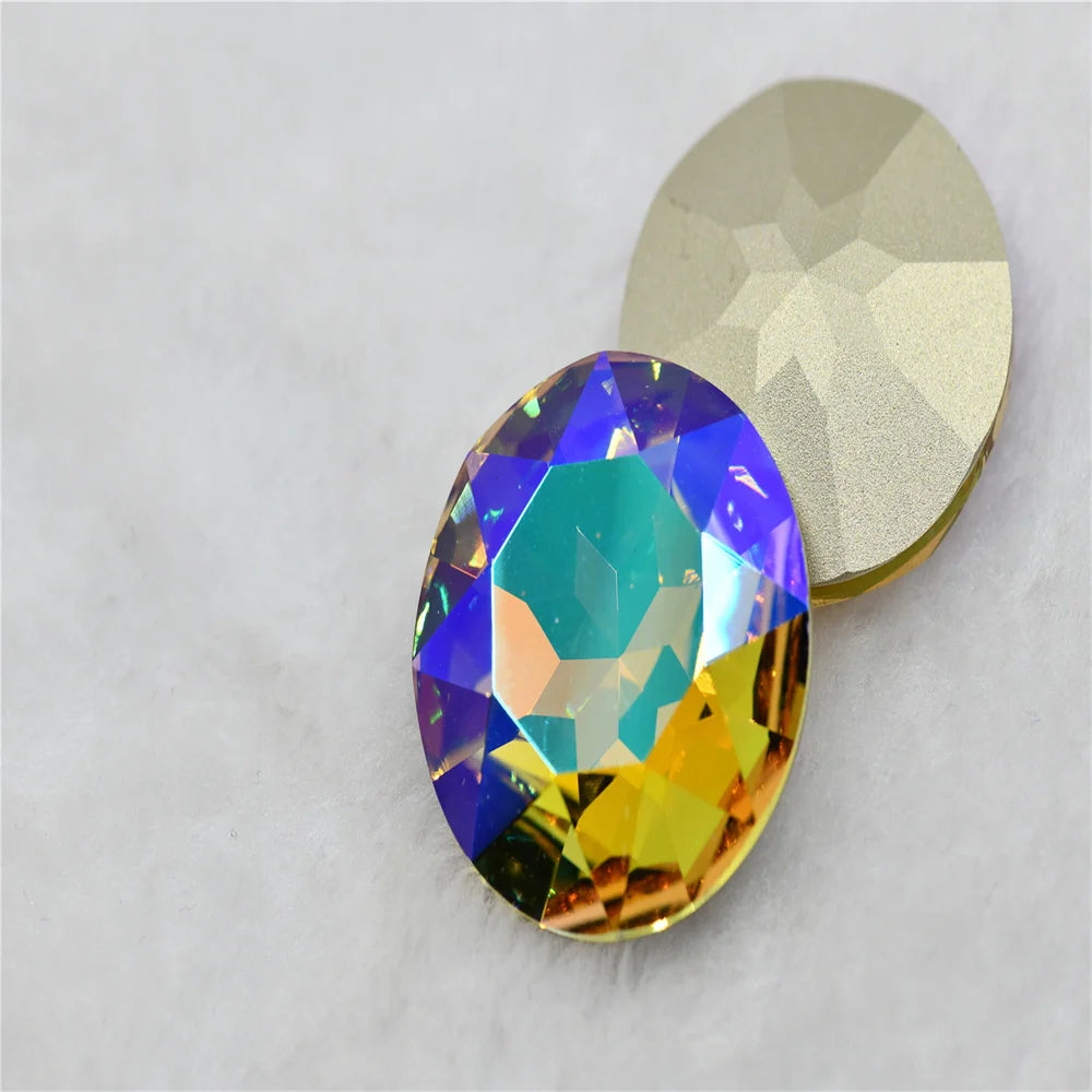 35mm 27mm k9 Big rhinestones Crystal  Round Glass stones  Jewels Making large beads for  wedding Decoration