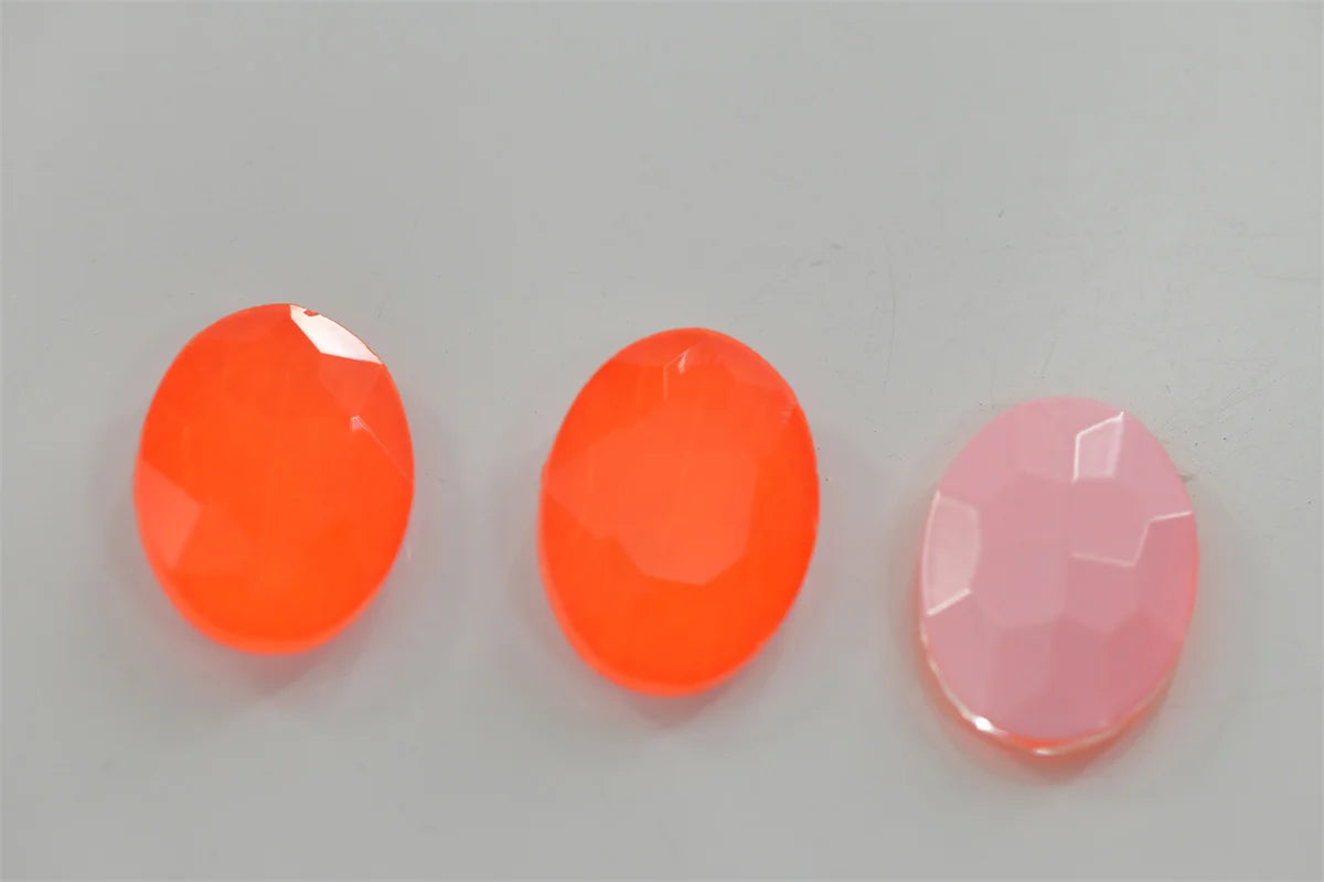 Neon orange Rhinestones Crystals Strass Applique Shiny Stone Decor for Crafts Accessories