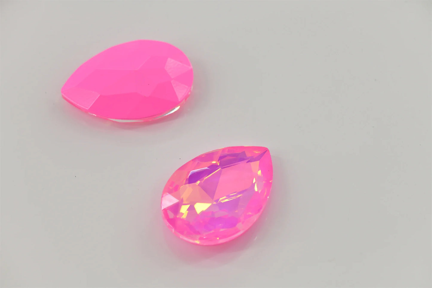 30x40mm  big stones Rhinestone crystal Glass beads Pointback teardrop  for needlework jewelery making