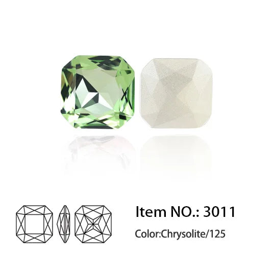 Sparkling K9 Glass Pointback Crystal Rhinestones for DIY Crafts and Jewelry Making